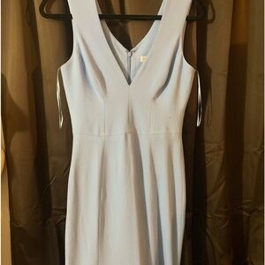 Light blue to the floor dress, dress the population, size small